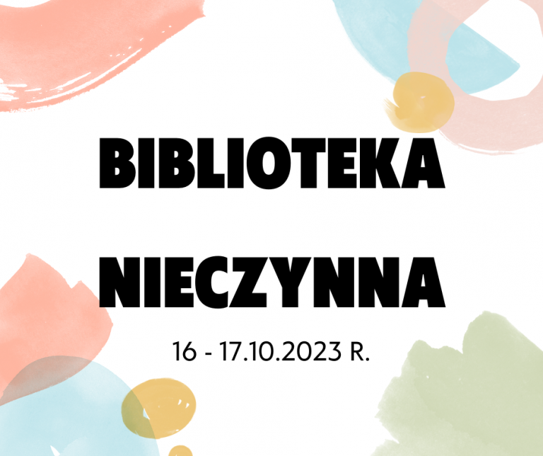 Powiększ obraz: Biblioteka nieczynna