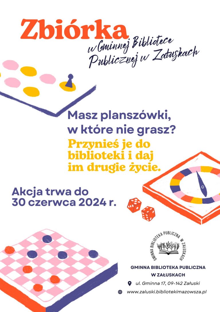 Powiększ obraz: Zbiórka gier planszowych - plakat